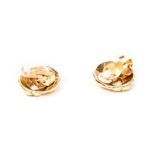 CC Round Clip On Earrings  Earrings