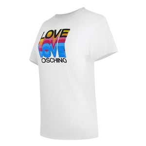 Love Moschino Dames/Dames Love Logo T-Shirt (Wit)