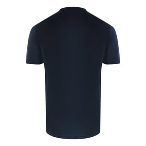 Love Moschino Heren Vet Logo T-Shirt (Marineblauw)