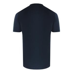Love Moschino Heren Hart Logo T-Shirt (Marineblauw)