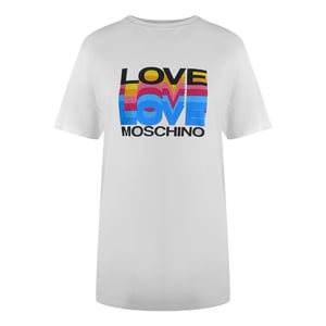 Love Moschino Dames/Dames Love Cotton T-shirt met korte mouwen (Wit)