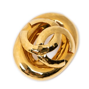 CC Oval Brooch   Broche