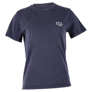 A.P.C. Standard Rue Madame T-shirt i marinblå bomull