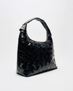 Big Dandy gevlochten Texas Black Tas