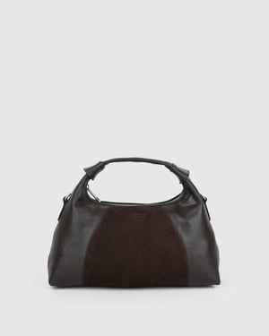 Dandy Nubuck Donkerbruin Tas