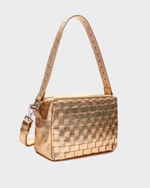 Vilda Metallic Lichtgoud Tas