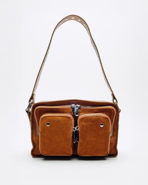 Ellie Suede Pecan Brown Tas