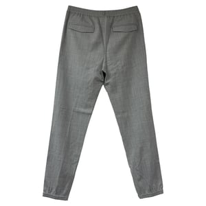 Dior Tailored Track Pants in Grey Wool