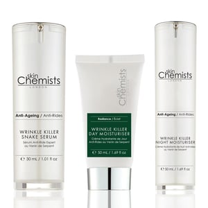 skinChemists Anti-aging serum tegen rimpels, dag- en nachtcrèmeset