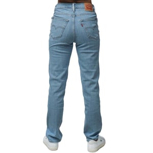 Levis Dammjeans 724 i bomull med hög midja (Ljusblå)