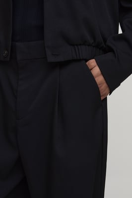 Tailored Wide Leg Pleat Front Co-ord Trousers