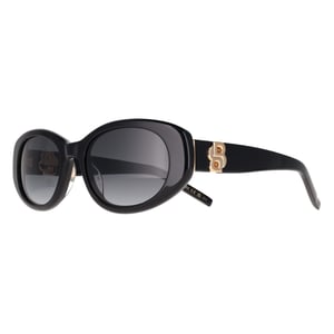 Hugo Boss Oval Womens Black Dark Grey Gradient BOSS 1859/G/S