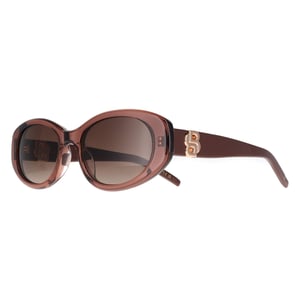 Hugo Boss Oval Womens Mauve Brown Gradient BOSS 1859/G/S
