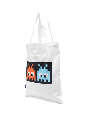 Space Invaders-logotyp Shoppingväska