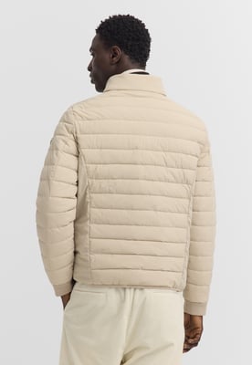Bugatti Herren Blouson met stretch en gewatteerd effect, opstaande kraag