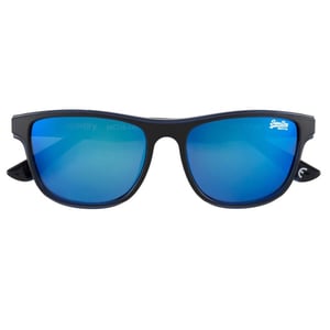 Superdry Rectangle Mens Black Blue Mirror SDS Rockstep