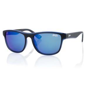Superdry Rectangle Mens Black Blue Mirror SDS Rockstep