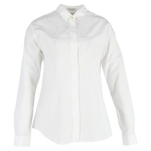 Saint Laurent Oxford overhemd van wit katoen