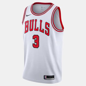 Boys Nike CHI Swngmn AJsy Jn99 in White