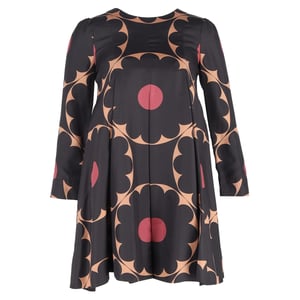 Marc By Marc Jacobs retro mini-jurk met bloemenprint in veelkleurige zijde