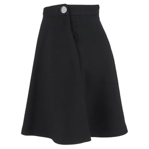 Sandro A-lijn minirok in zwart polyester