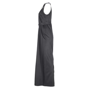 Emilio Pucci Maxi-jurk met halternek en versieringen in zwarte zijde