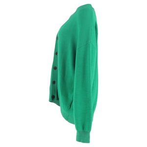 Acne Studios V-ringad kofta i grön ull