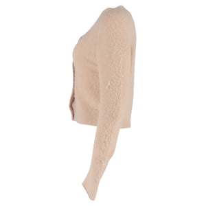 Acne Studios – Boxig kofta med v-ringning i beige nylon
