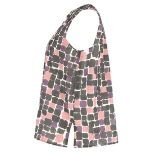 Max Mara tanktop met print en plooien in veelkleurig katoen