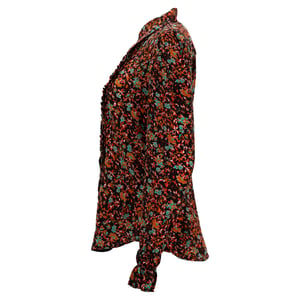 Victoria Beckham bloemenblouse van veelkleurige zijde
