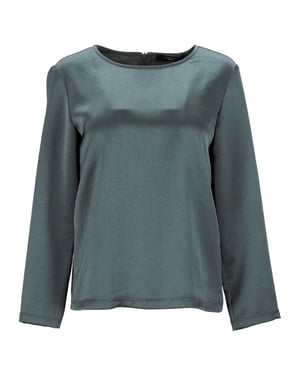Max Mara Weekendblouse met lange mouwen in groen polyester