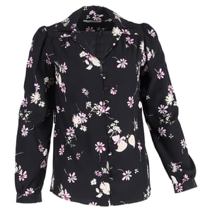 Valentino Crêpe de Chine blouse van zijde met bloemenprint