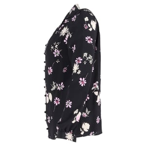 Valentino Crêpe de Chine blouse van zijde met bloemenprint