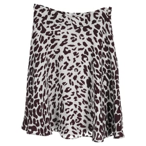Miu Miu A-lijn minirok van viscose met dierenprint