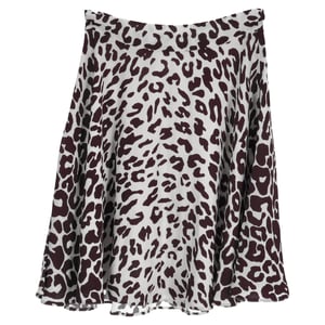 Miu Miu A-lijn minirok van viscose met dierenprint