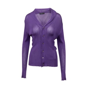 Prada zijden top met ribbels - jaren '10