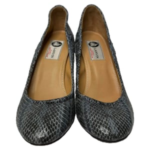 Lanvin Slangenhuid Pumps in Dierenprint Leer
