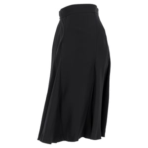 Givenchy midi-rok met panelen in zwart acetaat