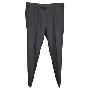 Tom Ford Shelton kostymbyxor i grå ull