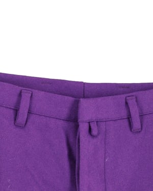 Jil Sander broek van paarse scheerwol