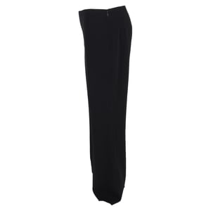 Michael Kors flared broek met hoge taille in zwart polyester