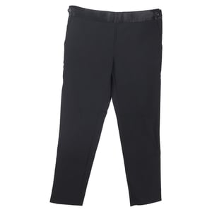 Victoria Beckham rechte broek in zwart polyester