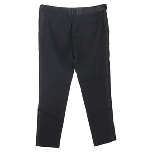 Victoria Beckham rechte broek in zwart polyester