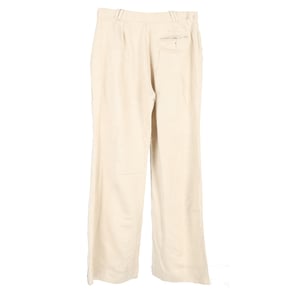 Acne Studios – Plisserade vida byxor i nude viskos