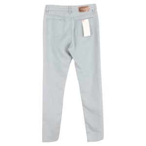 Escada jeans met rechte pijpen in lichtgrijze katoenen denim