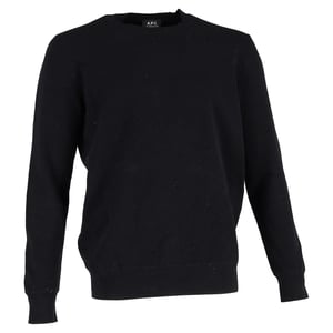 A.P.C. Rundkragetröja i svart ull