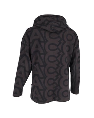 Marc Jacobs Monogram hoodie met trekkoord in bruin katoen