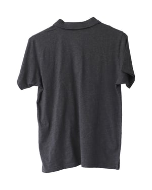 A.P.C.-logotypbroderad pikétröja i grå bomull