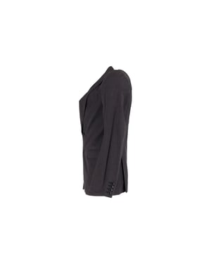 Dries Van Noten single-breasted blazer van zwarte wol