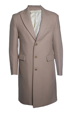 Amiri, beige wollen jas
